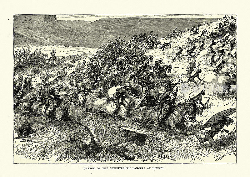 乌卢迪战役中第十七枪骑兵的冲锋