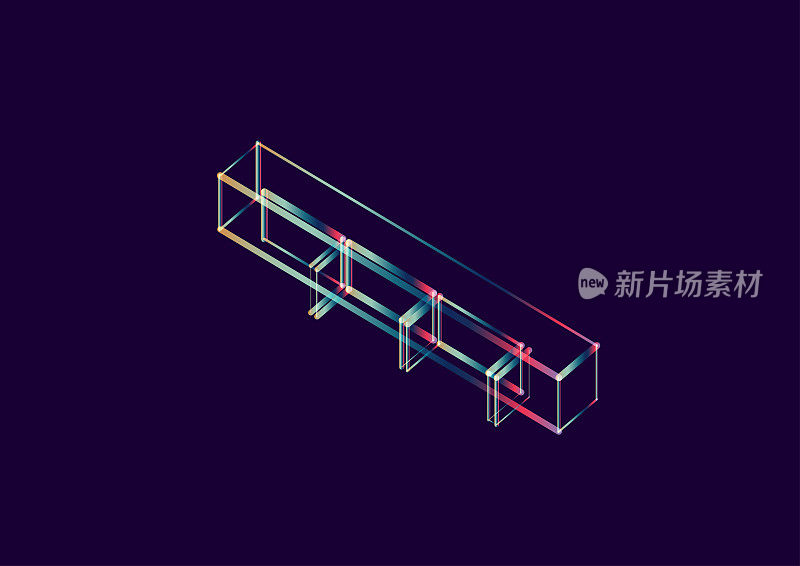 颜色渐变条纹数字技术图案背景