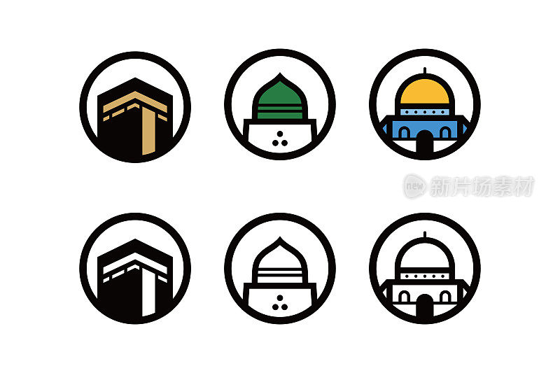 三大清真寺图标