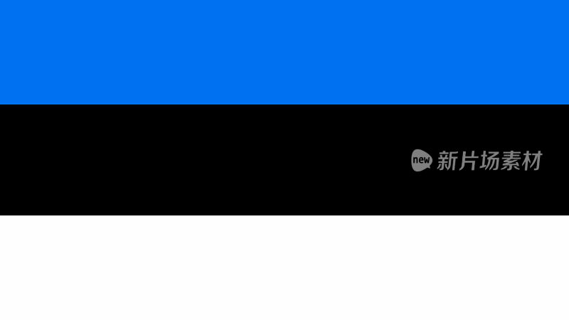 爱沙尼亚国旗。