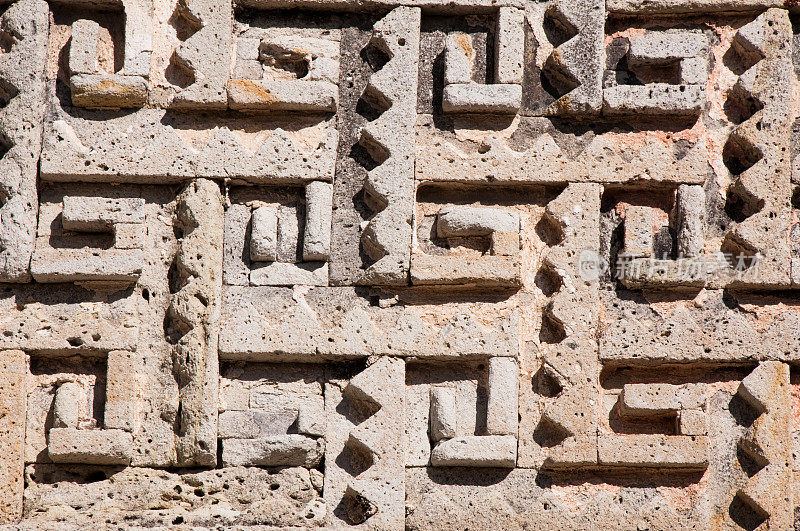 墨西哥瓦哈卡州米特拉考古遗址中的象形文字