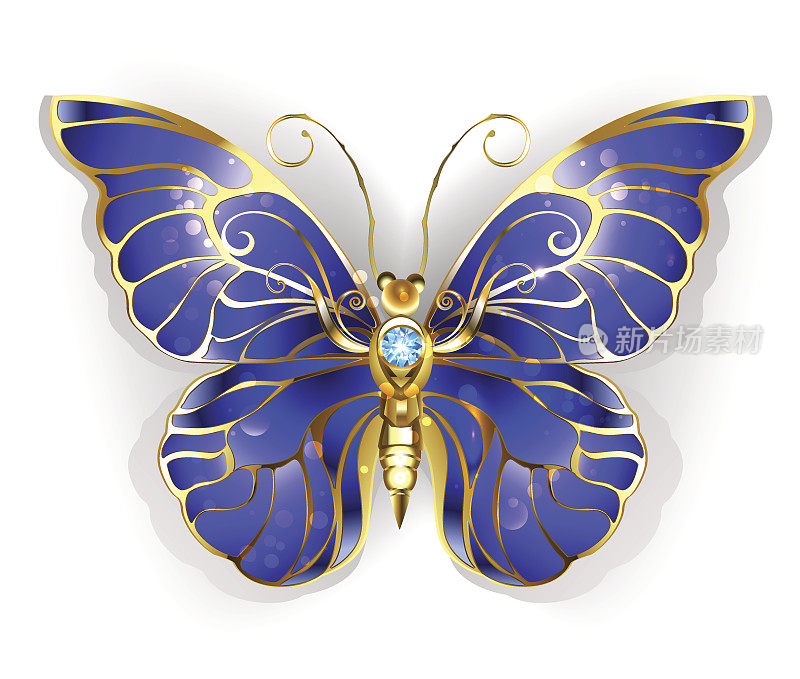 蓝宝石的蝴蝶
