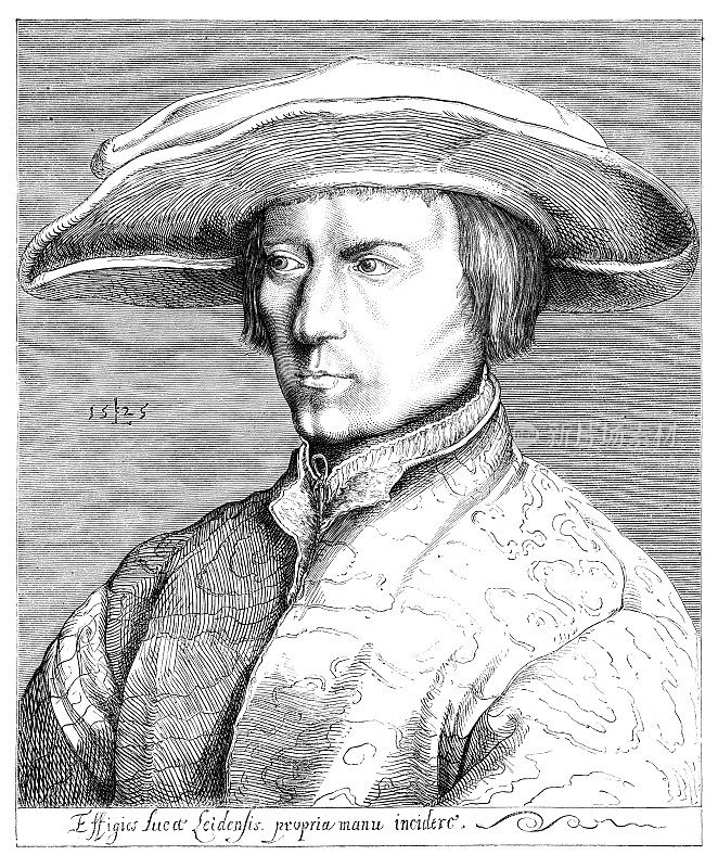 荷兰画家卢卡斯・范・莱顿画像，1525年