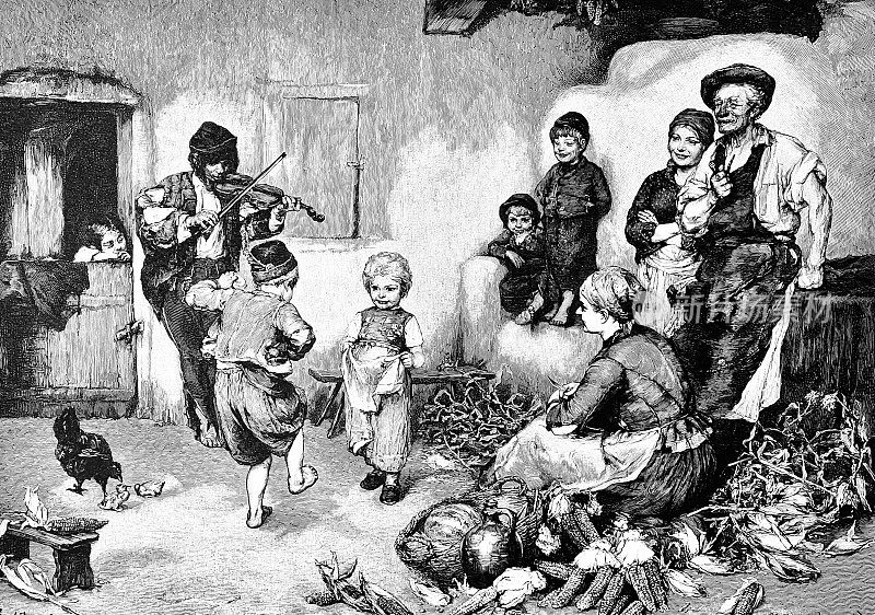 农夫女儿的第一个舞步