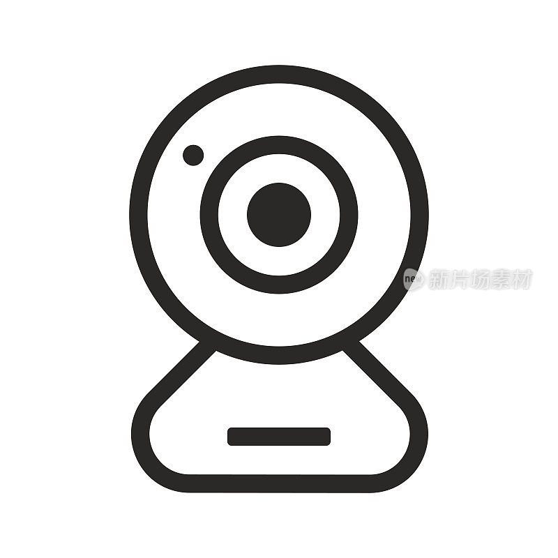 网络摄像头-安全摄像头图标