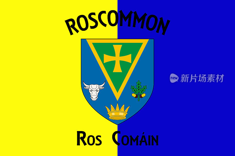 爱尔兰康纳特的罗斯康芒县旗