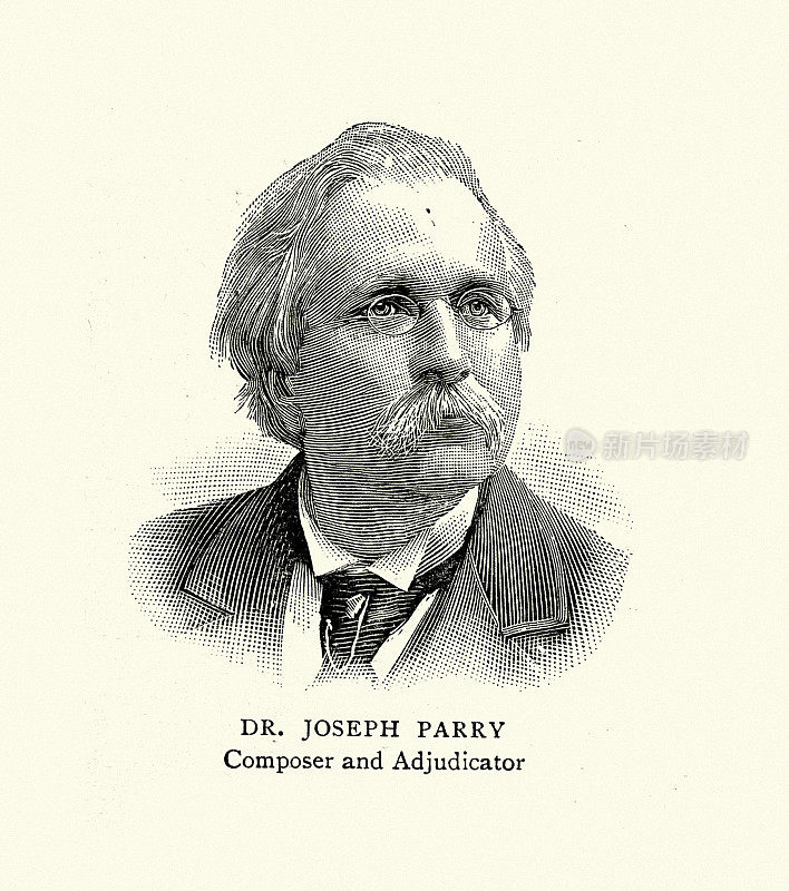 约瑟夫·帕里是19世纪维多利亚时代的威尔士作曲家和音乐家