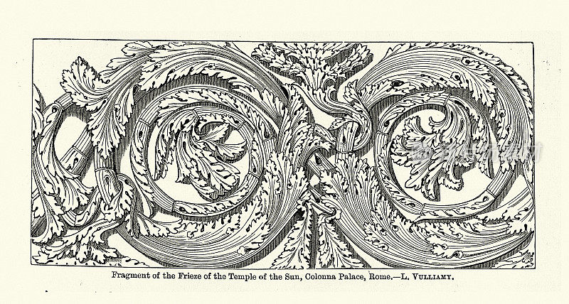 古罗马，弗里兹碎片，太阳神庙，科隆纳宫，罗马，装饰，设计，装饰艺术的历史