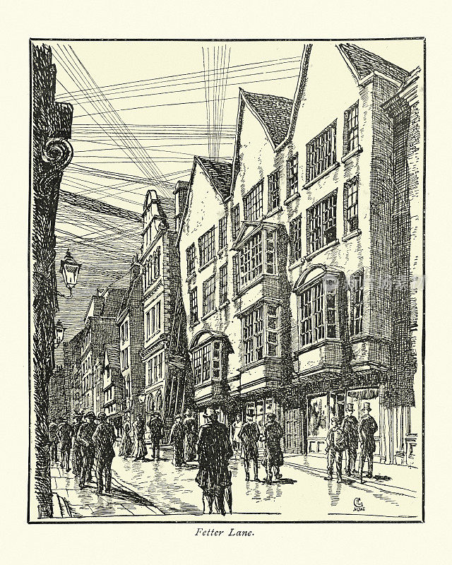 束缚巷，维多利亚时代的伦敦，19世纪