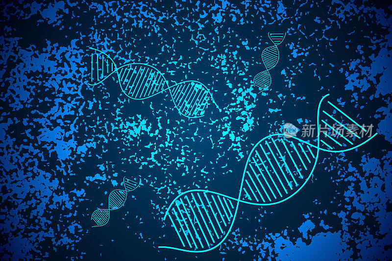摘要科学概念DNA高科技背景