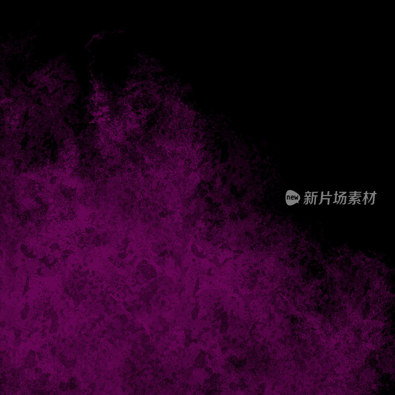 紫色和黑色抽象墙纹理。Grunge矢量背景。全框架水泥表面Grunge纹理背景。