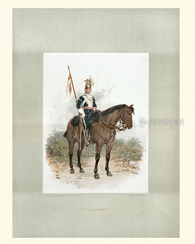英国陆军，第17骑兵兵团，19世纪