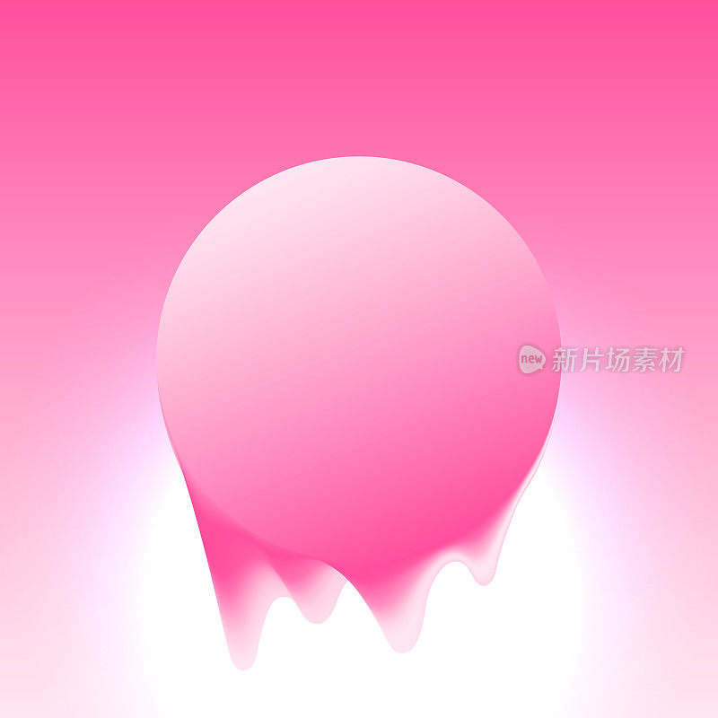 抽象设计-粉色液体形状-时尚背景