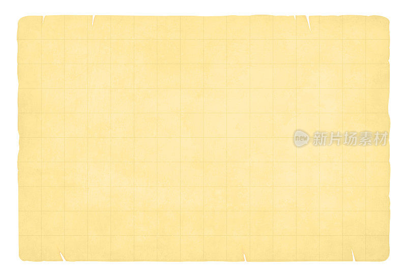 纹理，撕裂，米色垃圾纸背景与格子图案遍布。