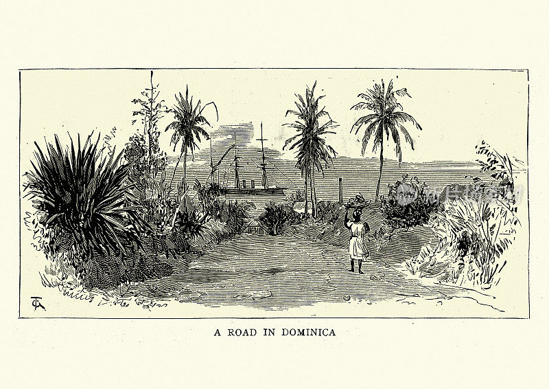 多米尼克的一条路,1888年,19世纪
