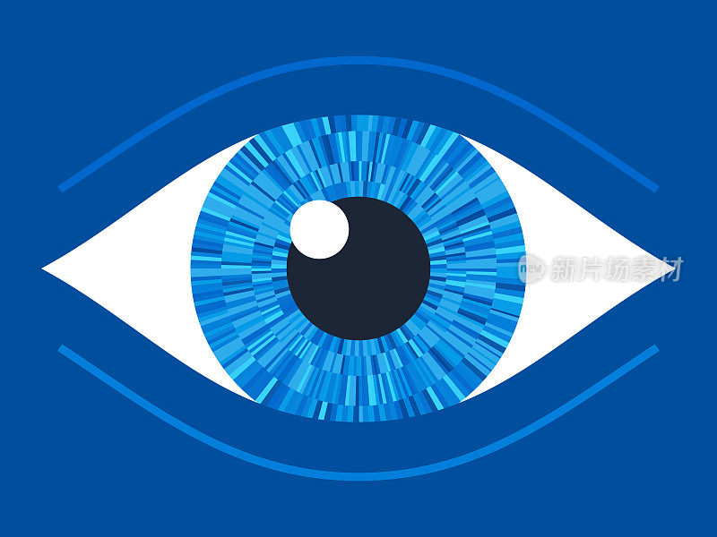 蓝眼集中人工智能观察注意力