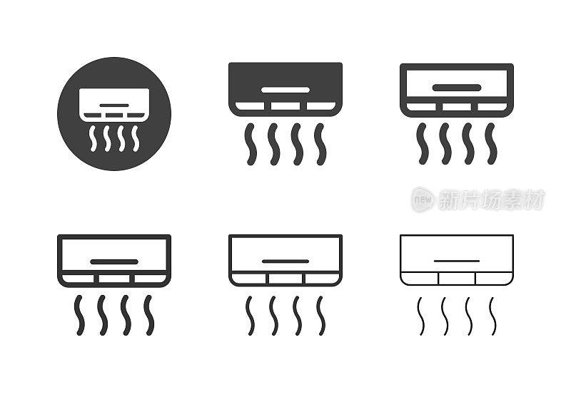 空调图标-多系列