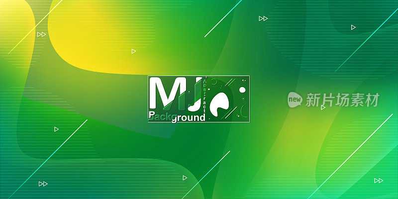 多色抽象背景。绿色抽象背景