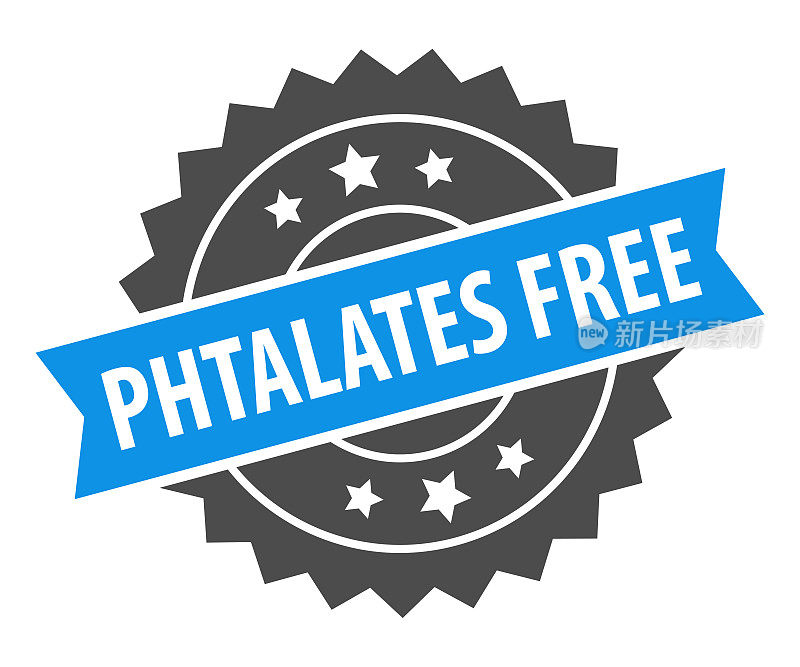 Phtalates免费-印章，印，印章模板。难看的东西效果。向量股票插图