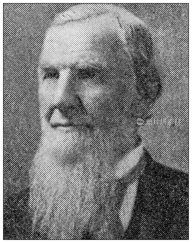 古董名人肖像:威廉・F・斯威茨勒