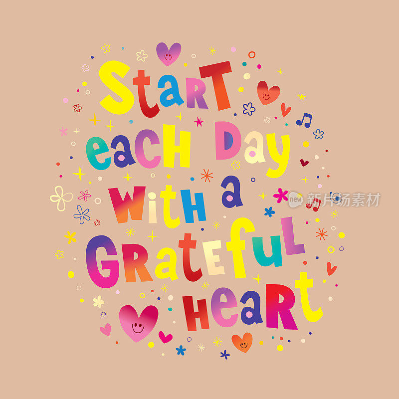 用一颗感恩的心开始每一天