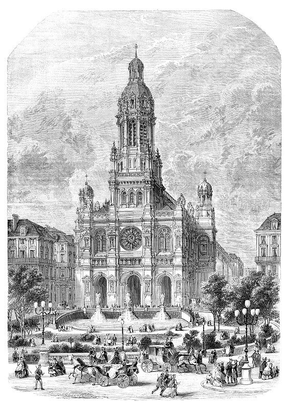 法国巴黎圣三一教堂，1868年