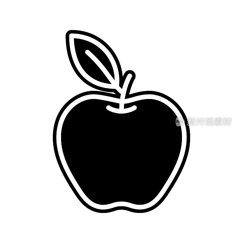 苹果图标。