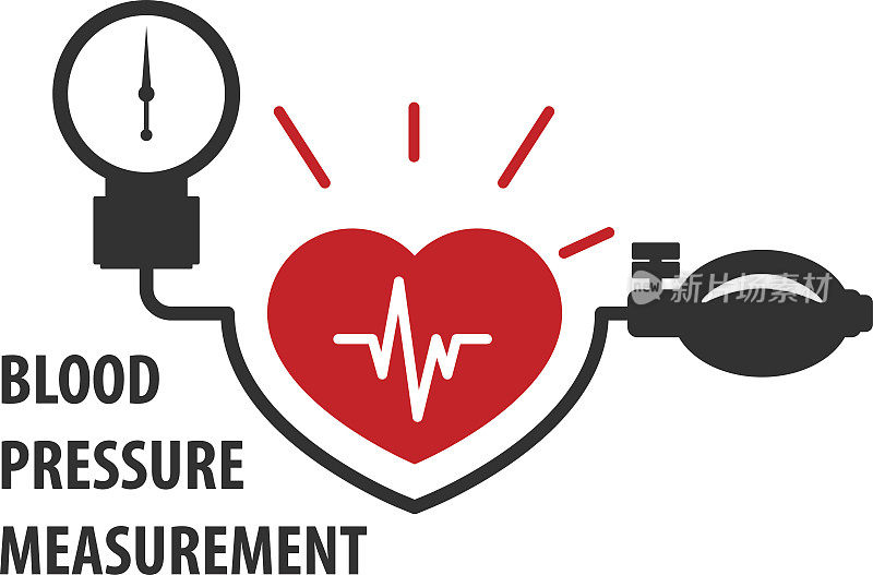 血压测量图标-心脏护理