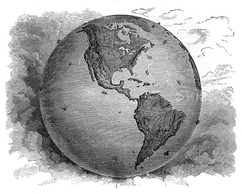 西方Hemisphere1881地图