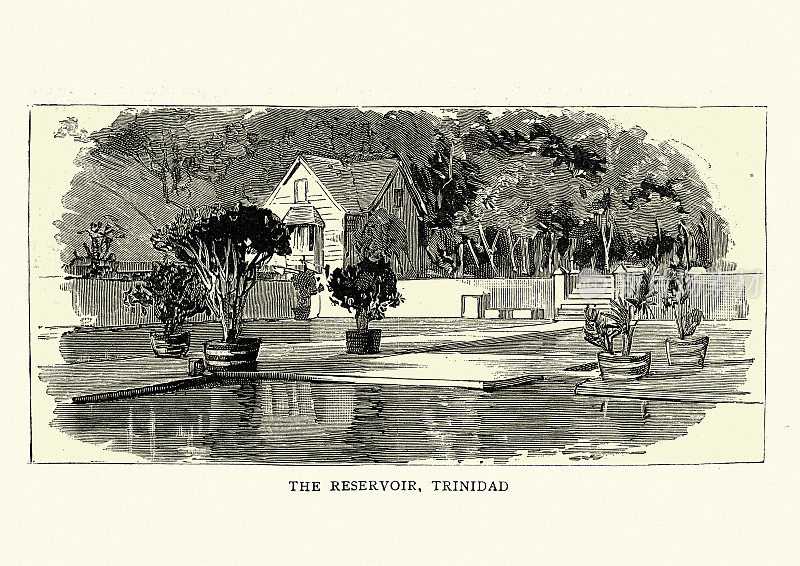 水库，特立尼达，1888年，19世纪