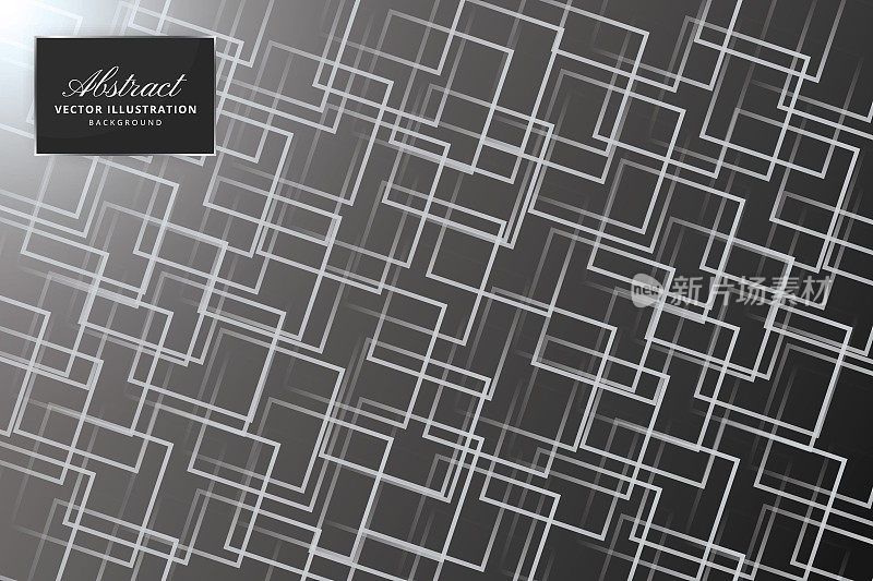 抽象方形无缝图案背景