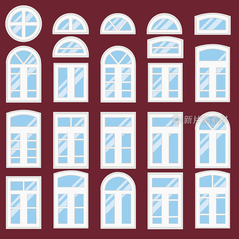 各种窗口类型的集合。