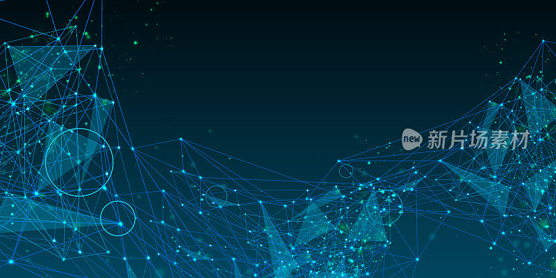 技术网络背景。