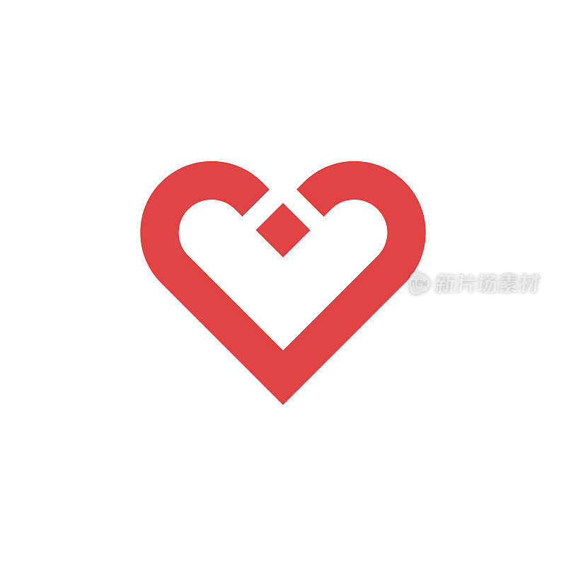 心图标,爱的概念