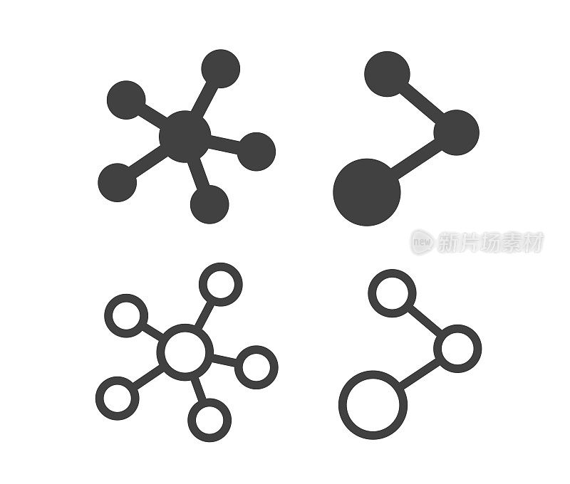 分子-图解图标