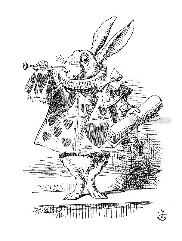 爱丽丝梦游仙境-白兔
