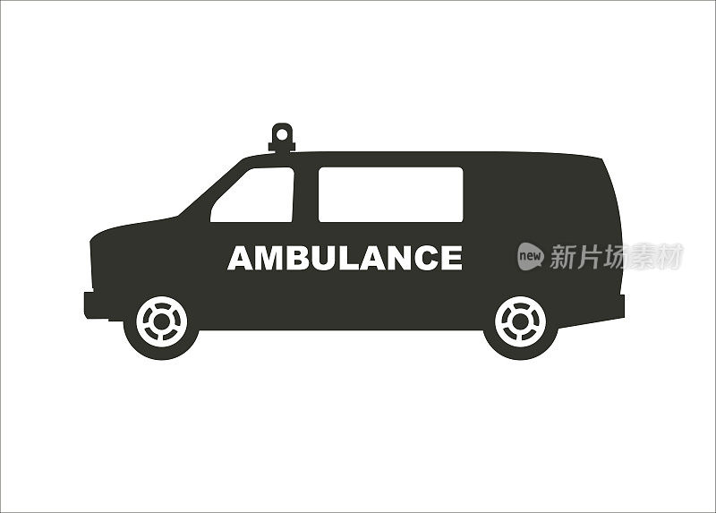 救护车简单的图标