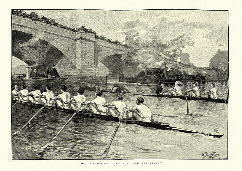 牛津大学和剑桥大学赛艇，1891年