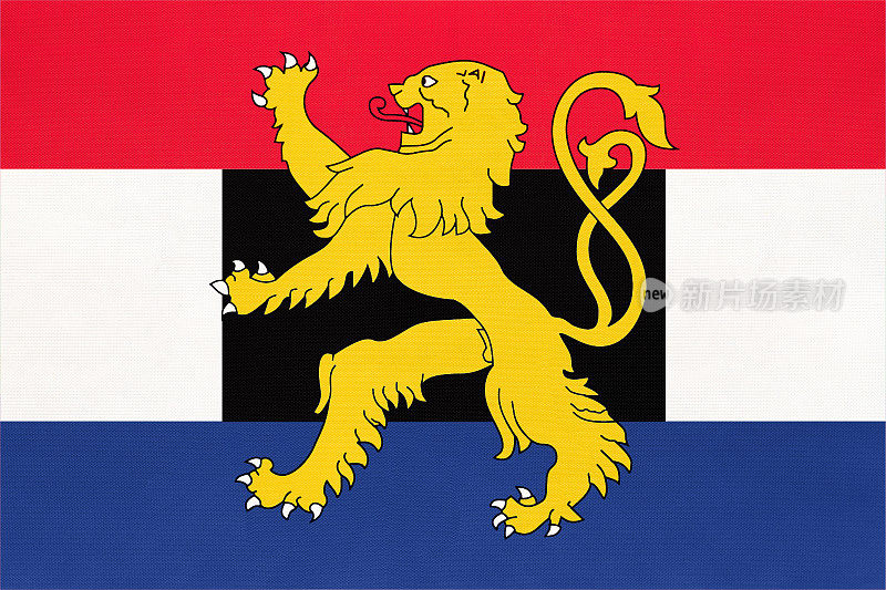 荷兰比荷卢三国国旗。卢森堡和比利时的国家