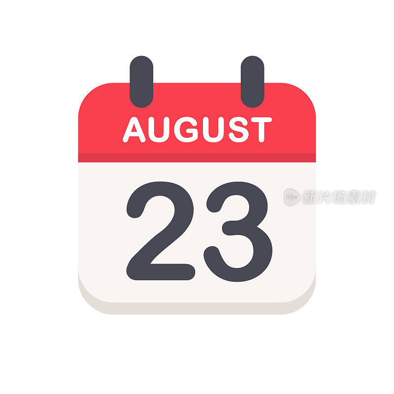 8月23日-日历图标