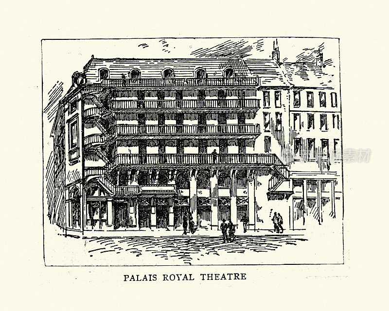 法国巴黎皇家剧院，19世纪
