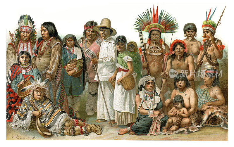 美洲原住民，墨西哥苏族和其他族群