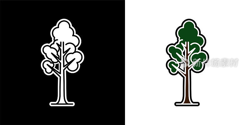 树图标。