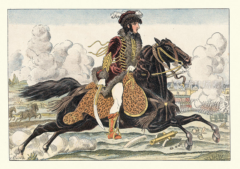 约阿希姆缪拉，法国元帅，那不勒斯国王，1808年
