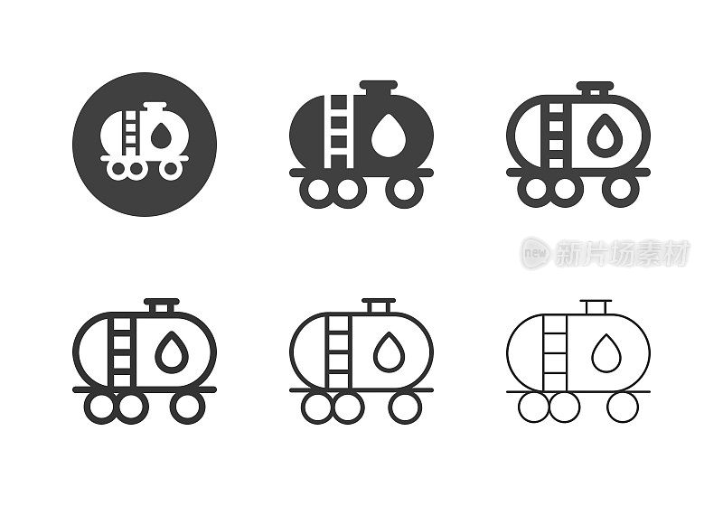 油罐车图标-多系列