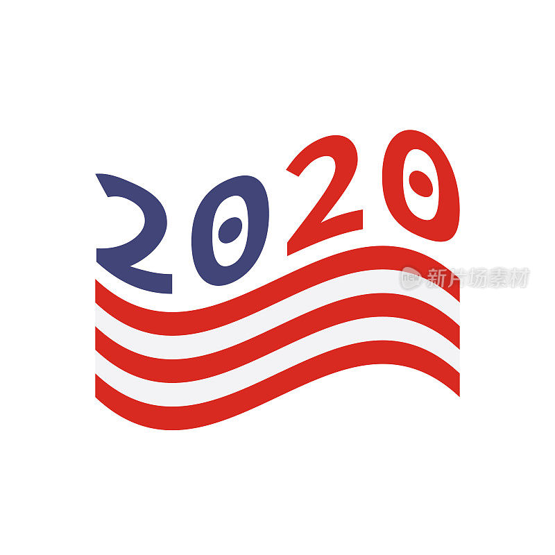 美国2020年大选设计元素