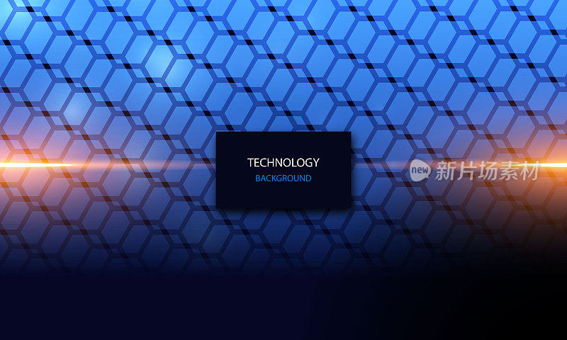 技术模式,闪亮的背景。股票插图