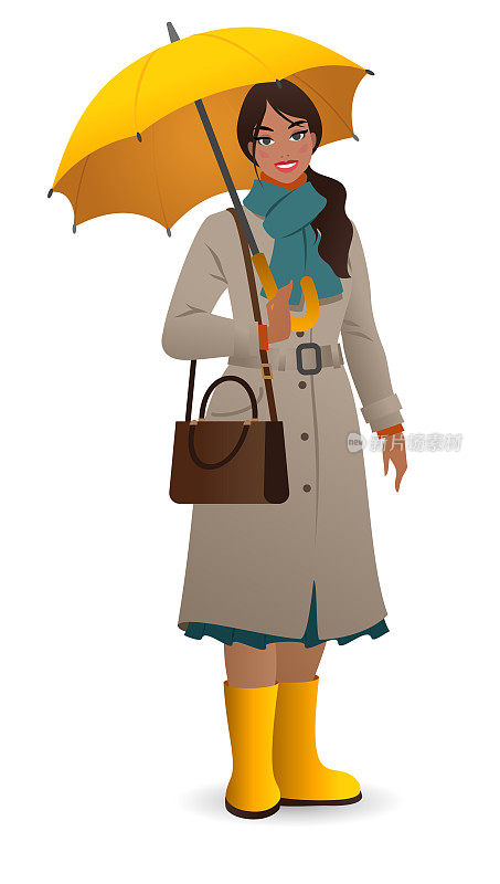 女人和伞