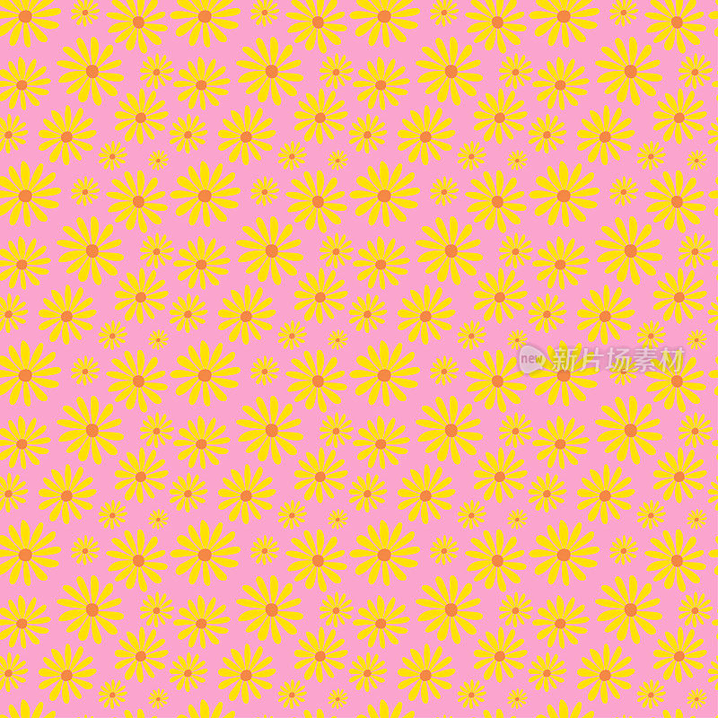 雏菊花图案设计
