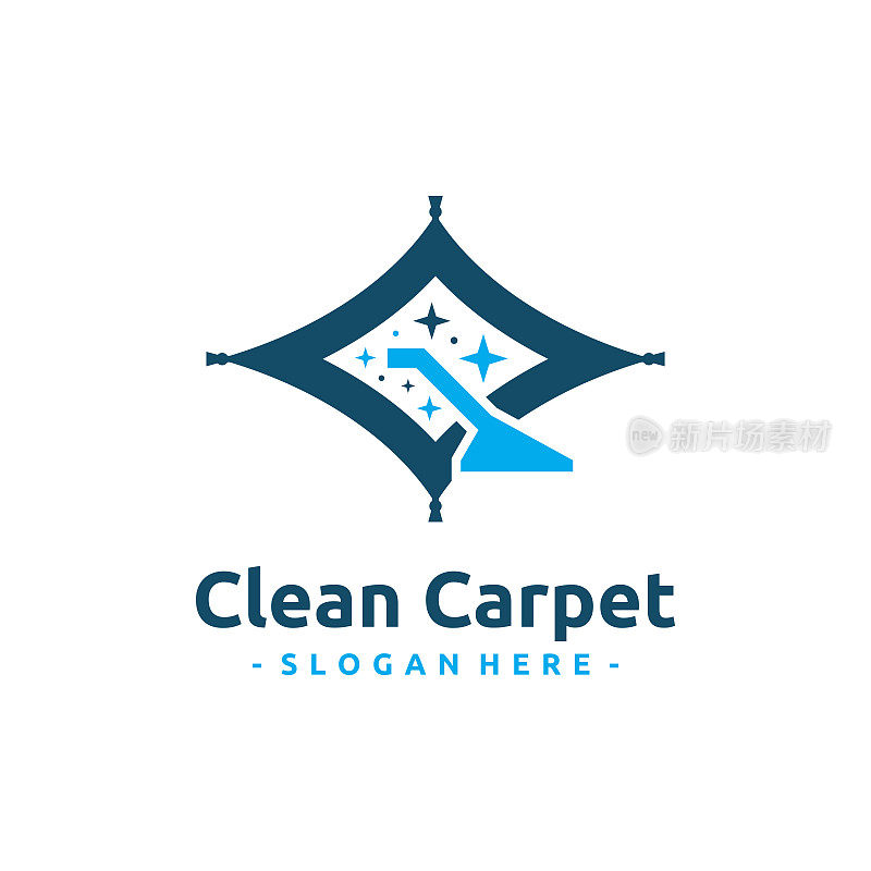 清洁地毯图标符号向量